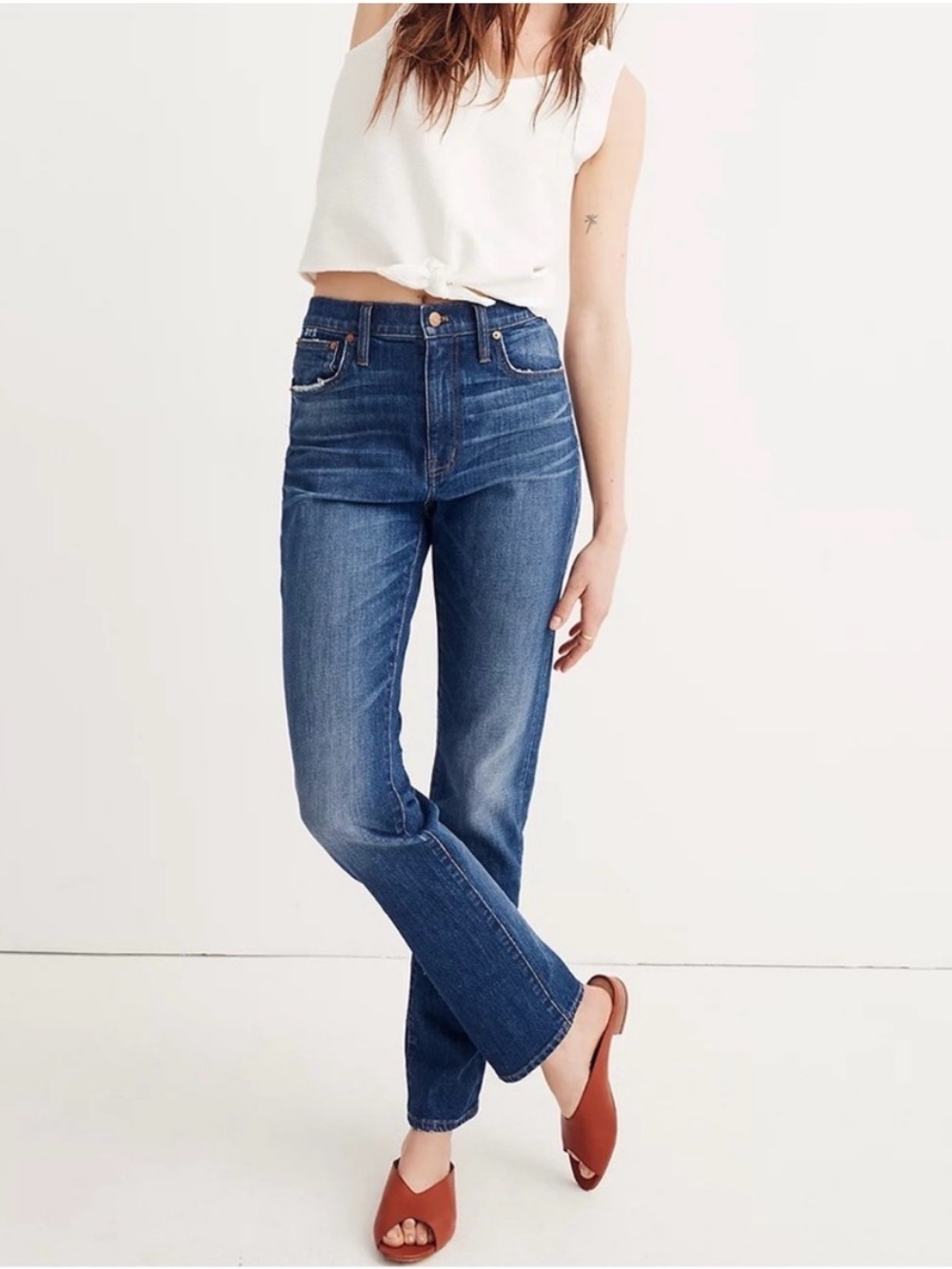 NWOT Madewell High-Rise Slim Boyjean, Size 29